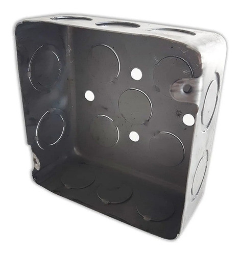 Caja De Luz Chapa Cuadrada 10x10 Homologada Iram Embutir 0