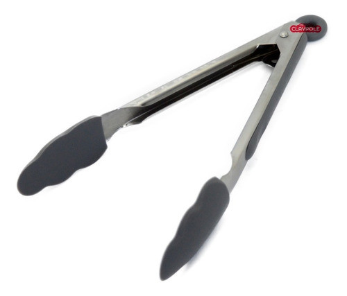 Pinza Hudson Multiuso De Acero Inoxidable Y Silicona 23 Cm 1