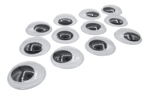 Ojos Moviles P/ Pegar Ojitos Peluche 22mm X 250 Unid 0