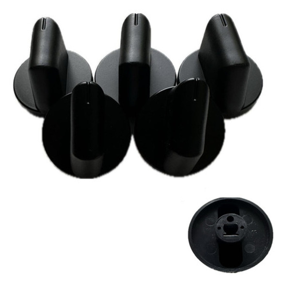 Knob Botao Para Fogao Cooktop Philco Chef 5 Bocas Kit Com 5 0