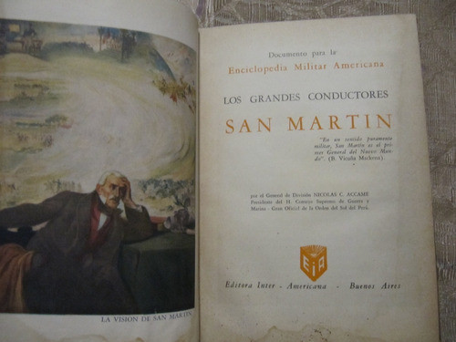 San Martin Por El General D. Nicolas C. Accame 1