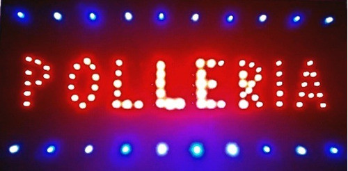 Cartel Led Polleria (nacional) 0