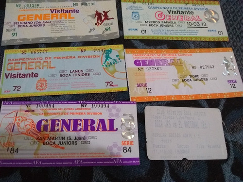 Boca Juniors -entradas De Coleccion(entradas)12 Entradas 1
