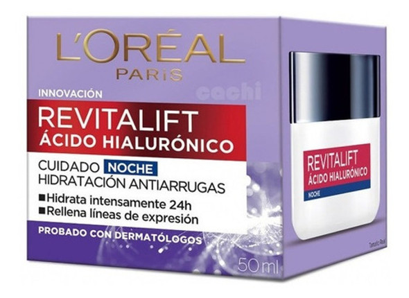 Revitalift® Crema Noche Ácido Hialurónico 50ml | Antiarrugas 0