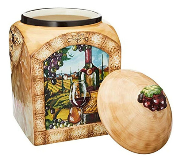 Certified International Tuscan View 3piece Canister Set 60ou 1