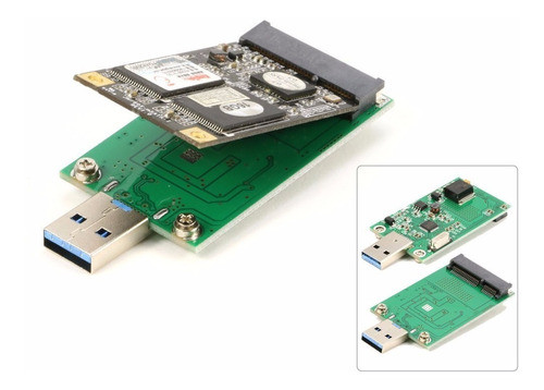 Adaptador Usb 3.0 A Disco Solido Ssd Msata 0