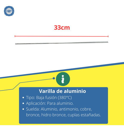 Soldadura Para Aluminio Baja Fusion Varilla Soldalum 1