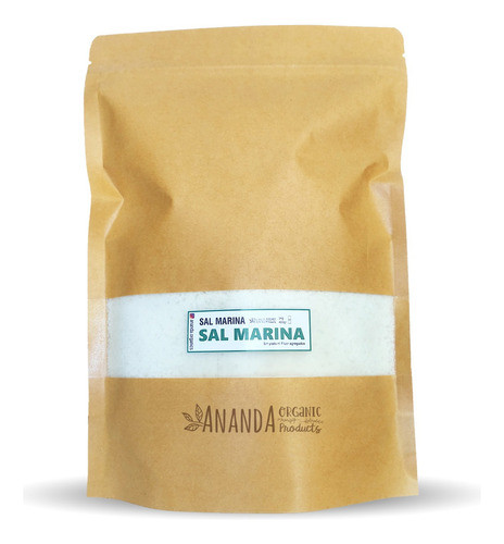 Sal Marina Fina, Pura Y Natural 1kg 0