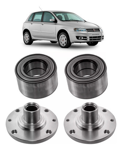 Par Cubo E Rolamento Dianteiro Stilo 1.8 2002 2003 2004 2005 0