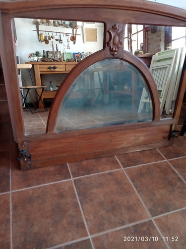 Perchero De Roble Con Triple Espejo  Rebajado 40% 0