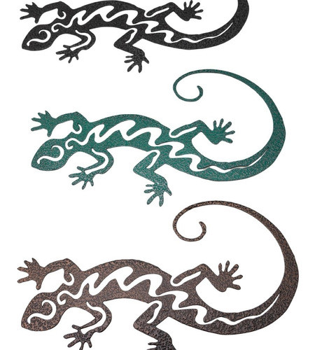 Iguanas Para Colgar En Pared (3 Piezas) 0
