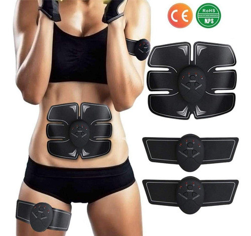 Electroestimulador Abdominal 6 Electrodos Parche Electrogim 1