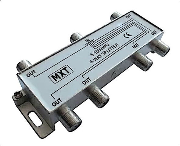 Kit 6 Divisores 1x6 Mxt, Sinal Digital - Vhf E Uhf -6 Pontos 0