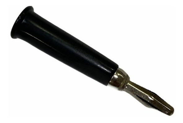 25 Unidades Ficha Plug Banana Negro Conector Macho 1