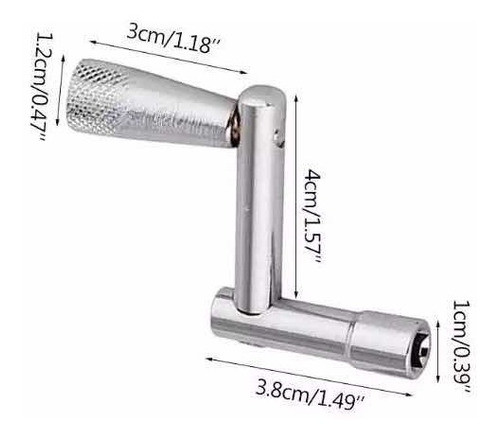 Llave De Ajuste/afinación Para Batería 360° Tipo Z 1