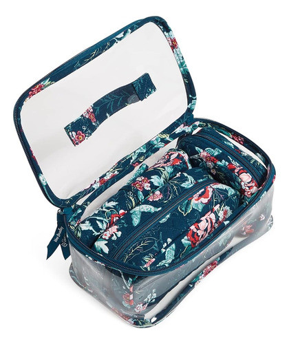 ~? Vera Bradley 4 Piezas Cosmetic Makeup Organizer Bag Set, 1