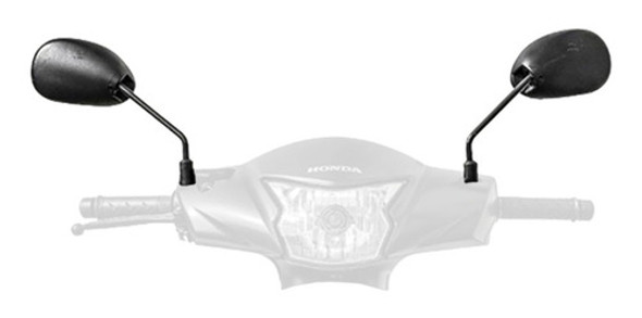 Retrovisor Moto Modelo Original Honda Biz 125 Par 0