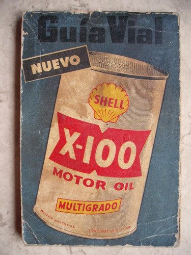 Guia Vial Antigua  De Shell Arrecifes Año 1969 0