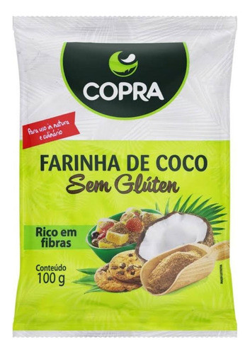 Farinha De Coco Copra 100gr - Kit Com 6 0