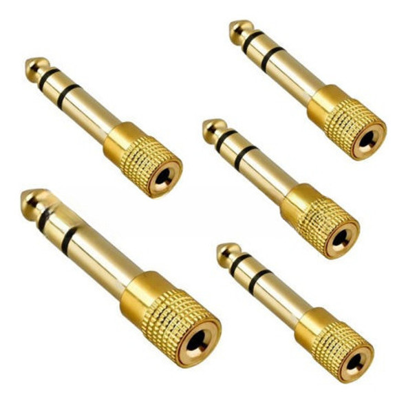 5 X 6,35 Mm 1/4 De Pulgada Jack Conector Para Adaptador De S 1