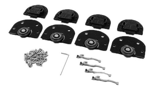 Kit Herrajes Puerta Corrediza | Ducasse Al-1535 Madera 3mts 0