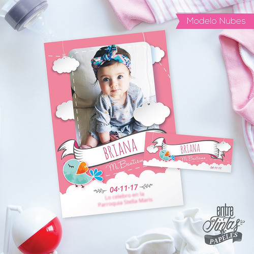 40 Estampitas Tarjetas Invitaciones + Tarjetas Souvenir 1