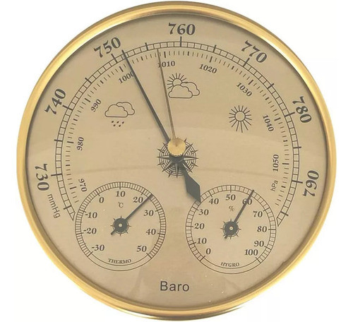 3 Em 1 Termômetro, Barômetro, Higrômetro, Estação 0