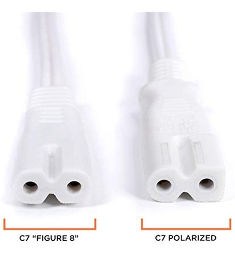 El Paquete De Dos Cimple Co - Cable De Alimentacion De 2 Ra 1