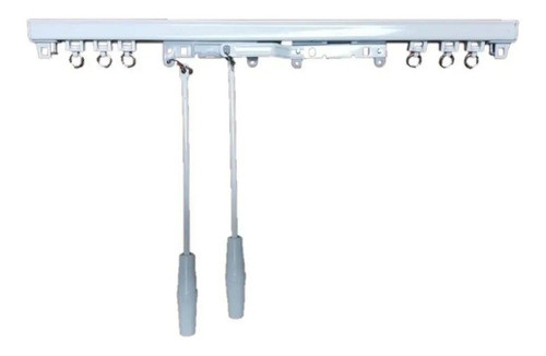 Riel Europeo Completo, Con Correderas Y Bastones, 2.40 Mts. 0