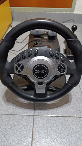 Volante Doyo Para Pc + Pedalera Y Palanca De Cambios 0