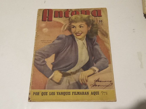 Revista Antena N° 876 De 1947. Tapa: Maria Duval 0