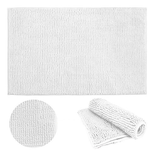 Tapete Banheiro Antiderrapante Microfibra 50x80 Bolinha Br 0