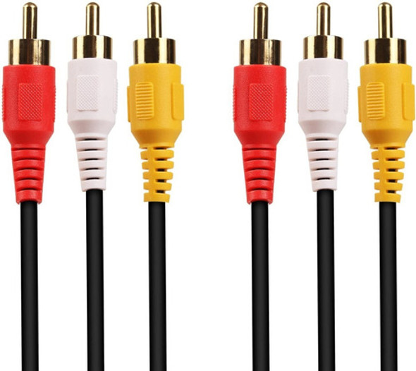 Cable Triple Rca Para Audio Y Video 5 Metros 3r-3r/t-015 /ev 0