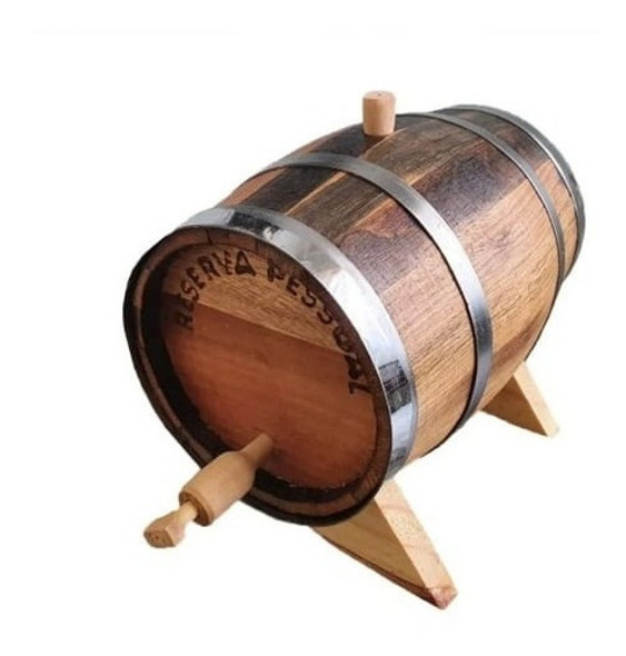 Barril Tonel Carvalho Brasil 1 Litro Cachaça Pinga Whisky 0