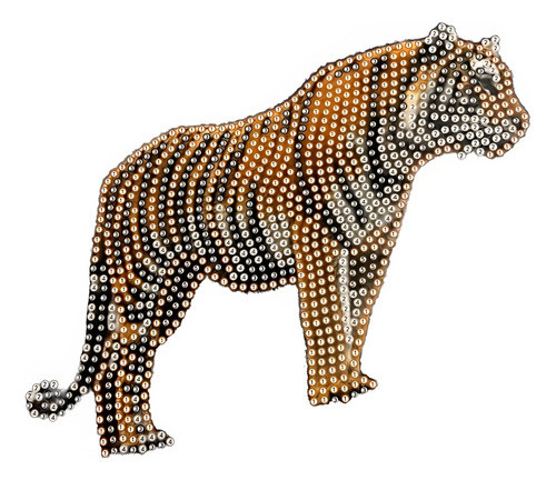 Diamond Painting 5d Tigre 15x20 Cm 0
