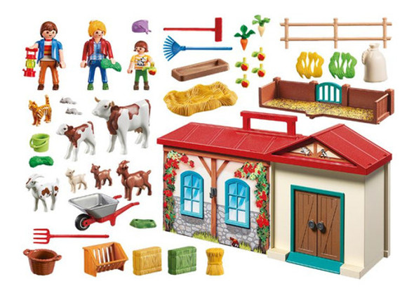 Playmobil Country Granja Maletin Con Accesorios Super Oferta 1