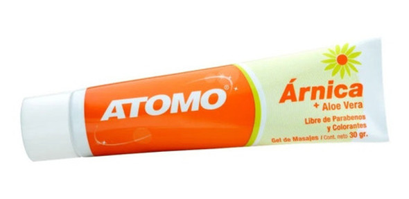 Atomo Gel Árnica Para Masajes X 30 Gr 1