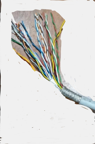 Cable 18 Pares , Con Malla Y Placa Metálica, Condtor 0,5 Mm 1