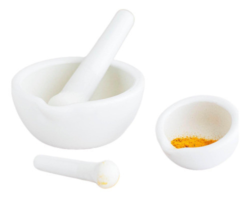 Mortero Porcelana Con Pilon De 100 Mm 0