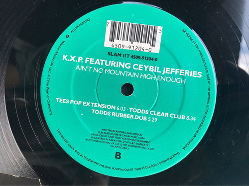 Disco Vinilo K.x.p. Feat. Ceybil J / Ain't No Mountain 0