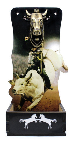 Abridor De Garrafa Cerveja E Refri Boi De Parede Rustico 0