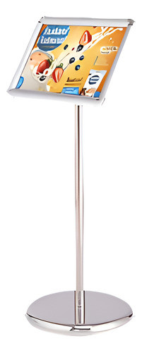 Pedestal Ajustable Poster Stand Rápido Abierto Marco De Alum 0