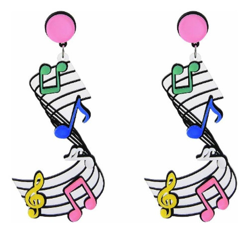 Cutiejewelry - Pendientes De Piano Musical Con Diseño De N. 0