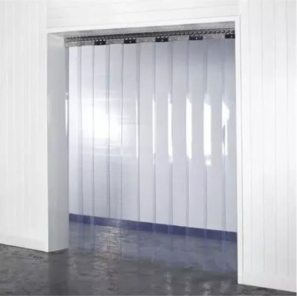 Bobina Cortina Pvc Transparente Standard - 50m X 2mm X 200mm 1 Bobina Cortina Pvc Transparente Standard - 50m X 2mm X 200mm 1