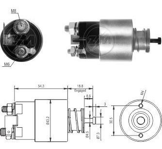 Solenoide 12v Kia Rio Hyundai 0