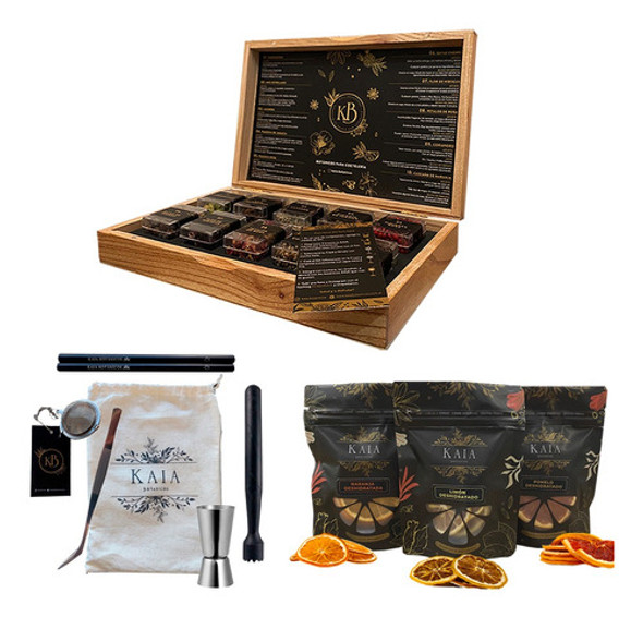 Kit Gin Botanicos Citricos Cocteleria Mixologia Kaia Barman 0