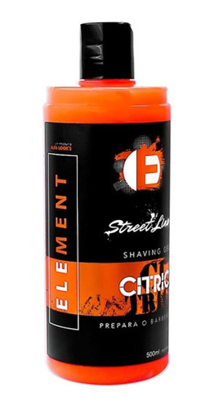 Kit 3 Shaving Gel Citric Neon Element Alfa Looks 500ml 1