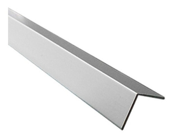 Perfil De Aluminio Angulo 25x25mm Anodiz. Natural X 6 Metros 0