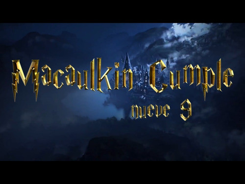 Video Invitacion Harry Potter (opcion 2 Hogwarts ) 1