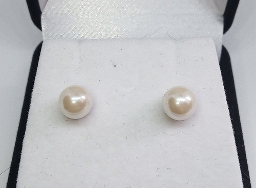 Caravavanas De Plata 925 Con Perlas De Mallorca De 7mm 0